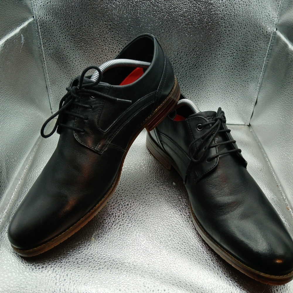 Rockport Black Leather Oxfords Men's Size 11.5